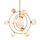 Люстра на штанге Delight Collection Planet KG1122P-13 brass