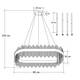 Подвесная люстра Garda Decor 62GDW-901-800, изображение 3