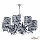 Подвесная люстра Arte Milano Florentia-4957 304957/8 Bk/Ni