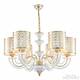 Подвесная люстра Arte Milano Florentia-8857 308857/6 Wh/Gd, изображение 3