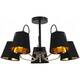 Люстра на штанге Illumico IL6120-5COU-79 BK GD