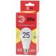 Лампа светодиодная Эра E27 25W 2700K LED A65-25W-827-E27 R Б0048009, изображение 2