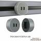 Трековая розетка Arte Milano Am-track-sockets 380011TS/USBx2 Grey, изображение 5