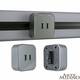 Трековая розетка Arte Milano Am-track-sockets 380022TS/USBx2 Grey