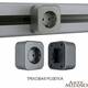 Трековая розетка Arte Milano Am-track-sockets 380022TS/ES Grey, изображение 5