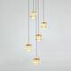 Каскадная люстра DeLight Collection MD22001052-5A gold