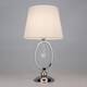 Настольная лампа Eurosvet 01055/1 хром/прозрачный хрусталь Strotskis, изображение 3