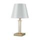 Настольная лампа Crystal Lux Nicolas LG1 Gold/White, изображение 2