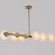 Люстра на штанге Illumico IL0073-6P-79 GD