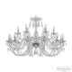 Подвесная люстра Bohemia Ivele Crystal 101/12+6/360 Ni