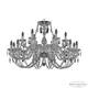 Подвесная люстра Bohemia Ivele Crystal 101/12+6/360 Ni, изображение 2