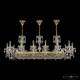 Подвесная люстра Bohemia Ivele Crystal 1453/14/195/1000 G, изображение 3