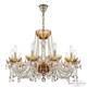 Подвесная люстра Bohemia Ivele Crystal 5402/10/240 G Amber/M-1H