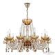 Подвесная люстра Bohemia Ivele Crystal 5402/10/240 G Amber/M-1H K721