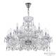 Подвесная люстра Bohemia Ivele Crystal 5402/10+5/240 Ni Clear/M-1G