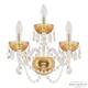 Бра Bohemia Ivele Crystal 5402B/2+1/165 G Amber/M-1G
