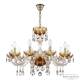 Подвесная люстра Bohemia Ivele Crystal 5417/10/240 G Amber/M-1H
