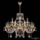 Подвесная люстра Bohemia Ivele Crystal 5417/10+5/240 G Shampan/M-1H, изображение 2