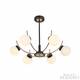 Люстра на штанге Arte Milano Neapolis 276169/6 BK/GD, изображение 4