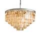 Подвесная люстра Delight Collection 1920s Odeon KR0387P-10A chrome/amber