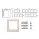 Рамка четырехместная Ambrella Volt Techno AF220364, изображение 4