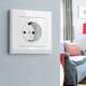 Розетка с заземлением Werkel белый W1171001 4690389155116, изображение 3