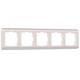 Рамка на 5 постов Werkel Stream перламутровый W0052113 4690389162534