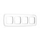 Рамка четырехместная Ambrella Volt Coint OF640134