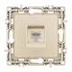 Розетка телефонная RJ11 Arte Milano 217.51-1.shampan, изображение 4