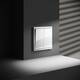 Выключатель двухклавишный с подсветкой Voltum S70 VLS020201, изображение 6