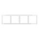 Рамка на 4 поста Voltum S70 VLS100401