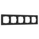 Рамка Werkel Hammer на 5 постов черный W0052408 4690389163579
