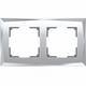 Рамка на 2 поста Werkel Diamant зеркальный W0021220 4690389158827