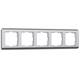 Рамка на 5 постов Werkel Stream серебряный W0052106 4690389172755
