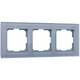 Рамка Werkel Favorit на 3 поста серый W0031115 4690389159824