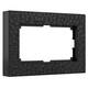 Рамка Werkel Hammer для двойной розетки черный W0082408 4690389163654