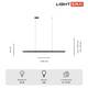 Подвесной светильник Lightera James LE107L-150B WIFI, изображение 7