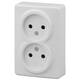 Розетка 2х2P Эра 11-2202-01 Б0020682