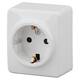 Розетка 2P+E Schuko Эра 11-2203-01 Б0020685