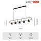 Подвесной светильник Lightera Rudolf LE114L-5B SMART, изображение 9