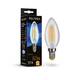 Лампа светодиодная филаментная Voltega E14 6W 3000K свеча матовая 7207, изображение 2