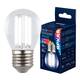 Лампа светодиодная филаментная Uniel LED-G45-4W/4000K/E27/CL GLY01TR UL-00011941, изображение 4