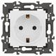 Розетка 2P+E Schuko Эра Elegance 14-2101-01М Б0065800