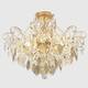 Потолочная люстра Crystal Lux ESMIRALDA PL6 GOLD, изображение 5