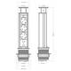 Блок розеток 105S (3 секции и 2 USB) Mebax 00-00001166, изображение 3