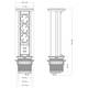 Блок розеток 105W (3 секции и 2 USB) Mebax 00-00001161, изображение 4