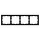 Рамка пластиковая Arlight FRM-NOBE-SFPL-4-BK 054224, изображение 2
