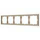 Рамка пластиковая Arlight FRM-NOBE-SFPL-5-GD 054229