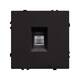 Механизм компьютерной розетки Arlight SCT-NOBE-MPC1-SFPL-BK (RJ-45, CAT6) 054305, изображение 3