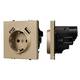 Механизм розетки с USB зарядкой Arlight SCT-NOBE-MUAA-SFPL-GD (230V, 16A) 054290